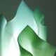 Lampe d'ambiance corolle vert anis