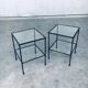 Minimalist Two-Tier Side Tables, Belgium, 1960s, Set of 2