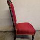 Chaise dite chauffeuse d'époque Napoléon III en bois mouluré sculpté