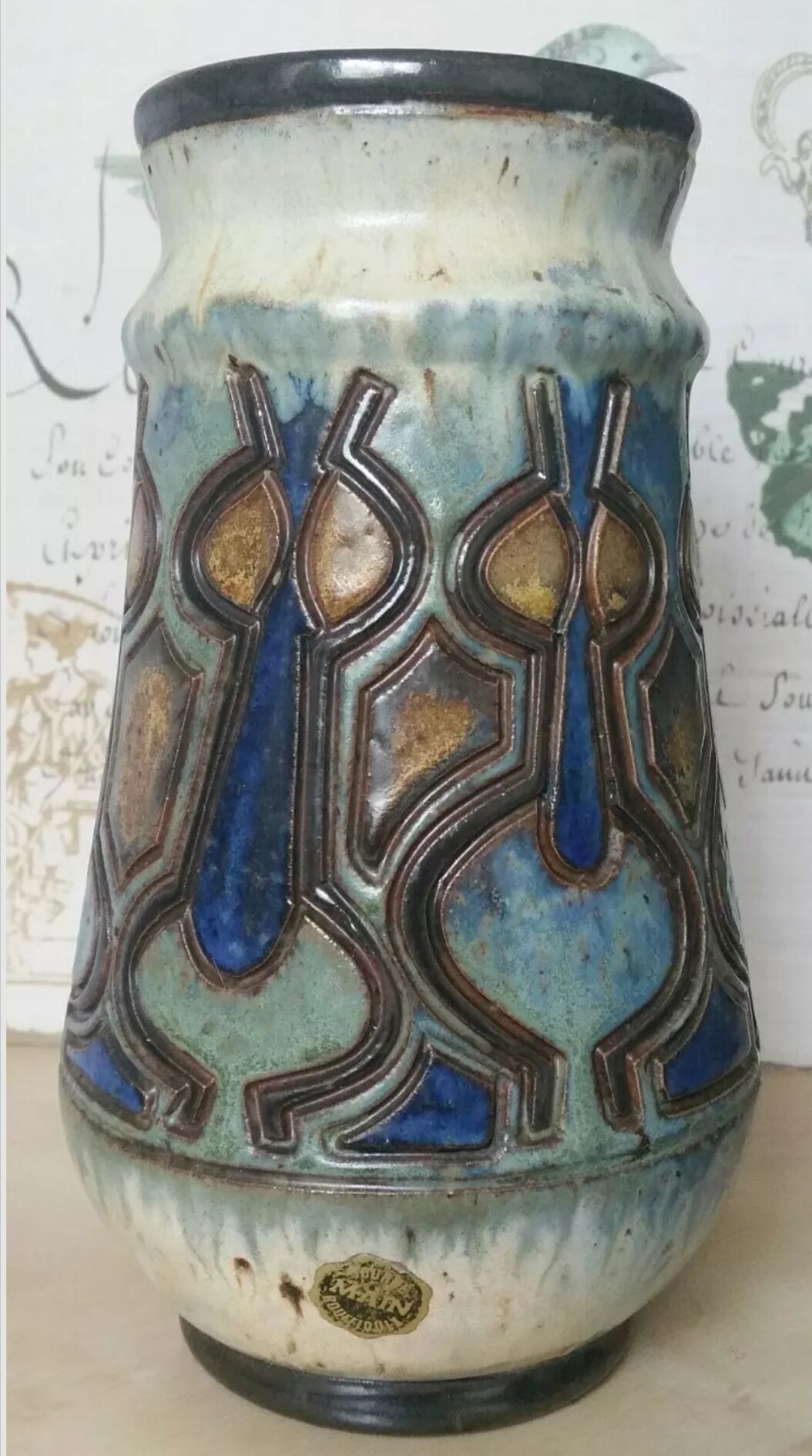 Ethic vase by Dubois