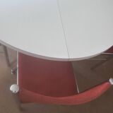 Vintage 1970s table and 4 chairs set.