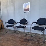 Trio of Vitra armchairs