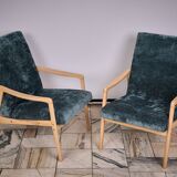 Set of 4 armchairs designed by J. Jiroutek, TON Czechoslovakia, 1960s