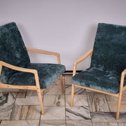 Set of 4 armchairs designed by J. Jiroutek, TON Czechoslovakia, 1960s