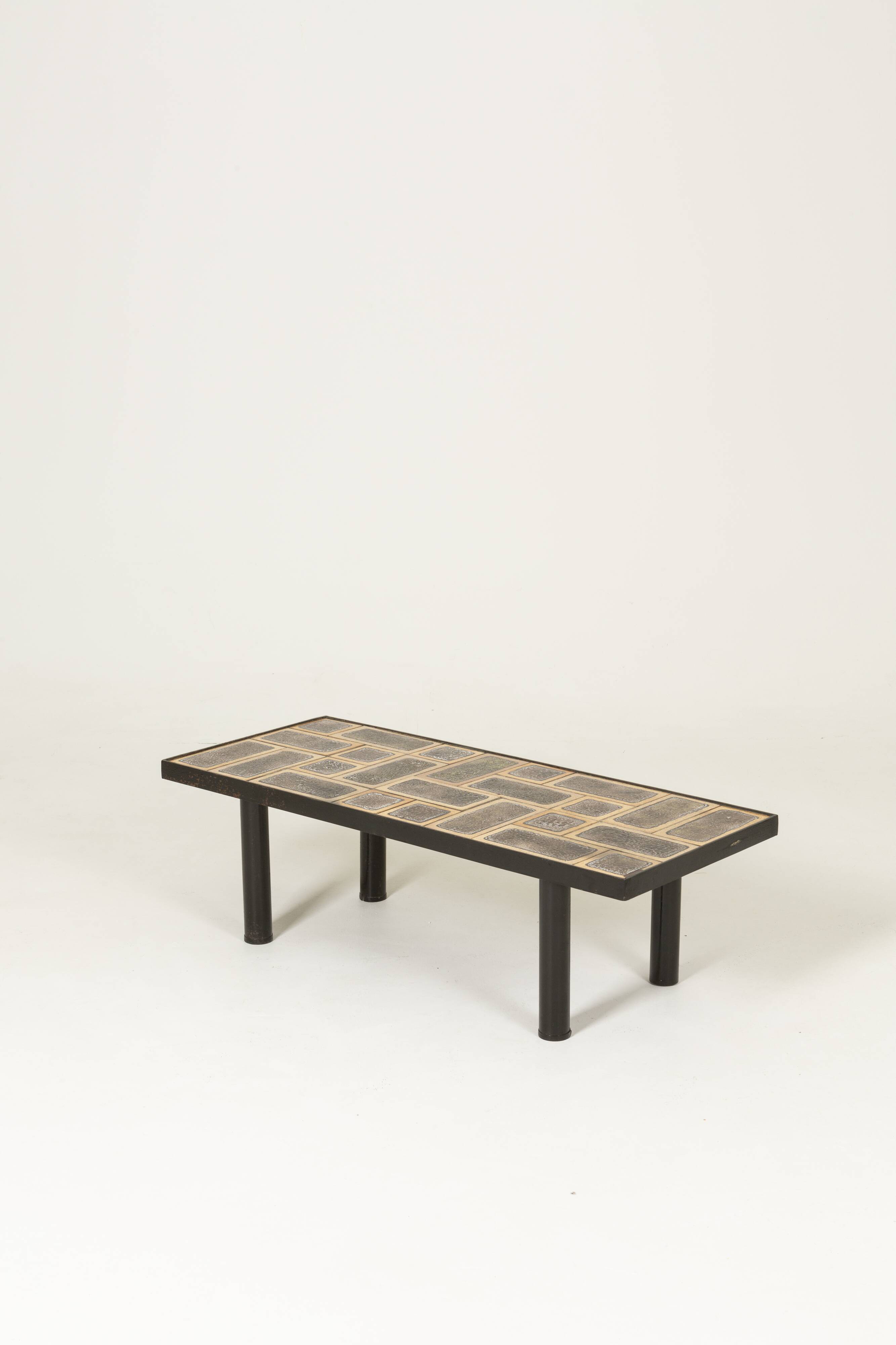 Table basse céramique vintage