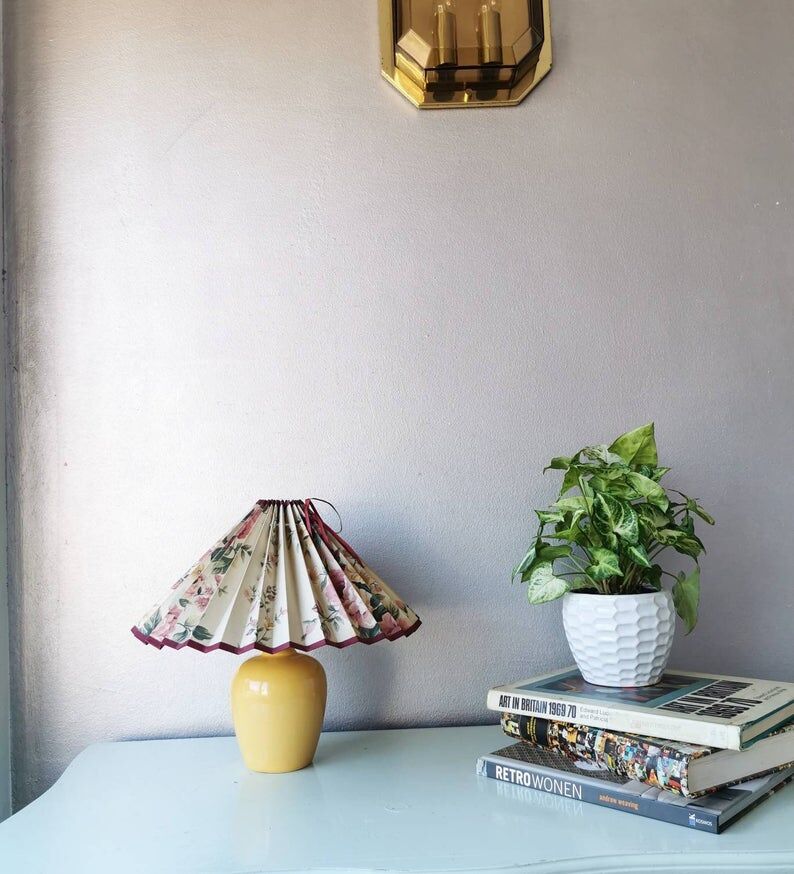 Lampe en céramique 80s