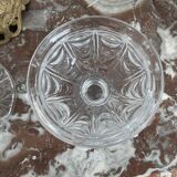 Moulded and cut crystal drageoir from Creusot Baccarat early 19th century