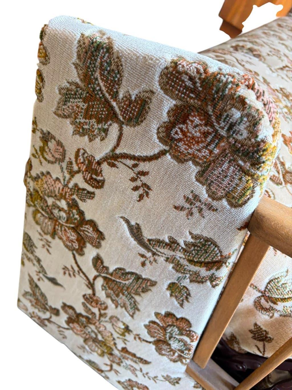 Canapé vintage fleuri / daybed / canapé