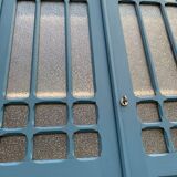 Glass-glazed Parisian wardrobe 1950