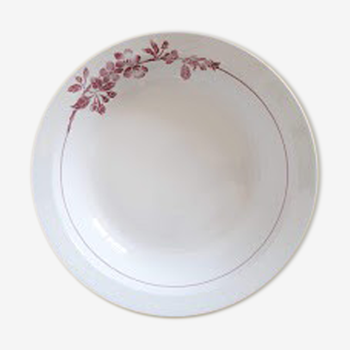 Saladier en porcelaine avec roses