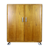 Bauhaus chromed tubular steel wardrobe, 1930