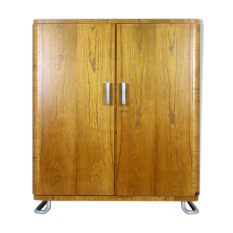 Bauhaus chromed tubular steel wardrobe, 1930