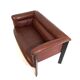 Poltrona Frau Interlude leather bench 2 seater by Marco Zanuso