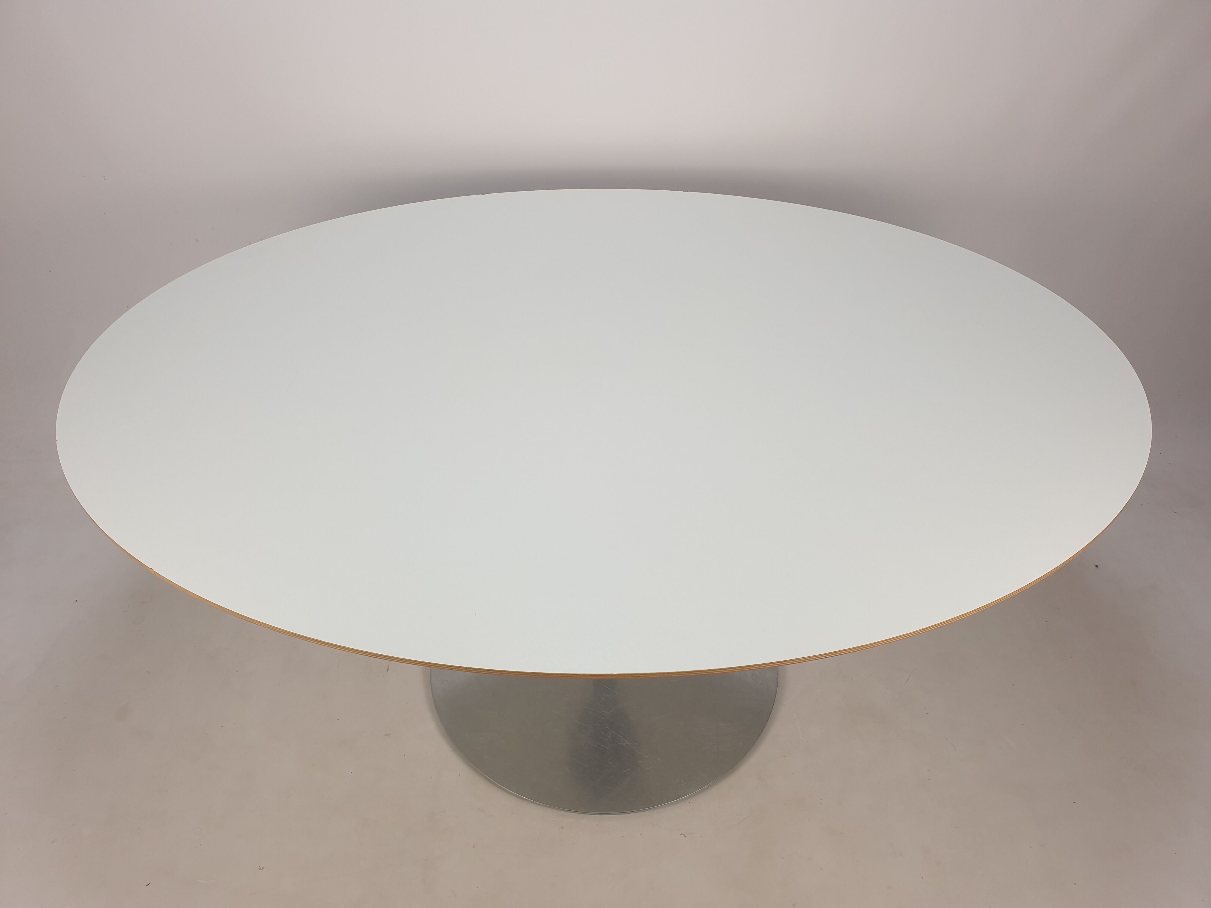 Oval Dining Table by Pierre Paulin for Artifort, 1980s