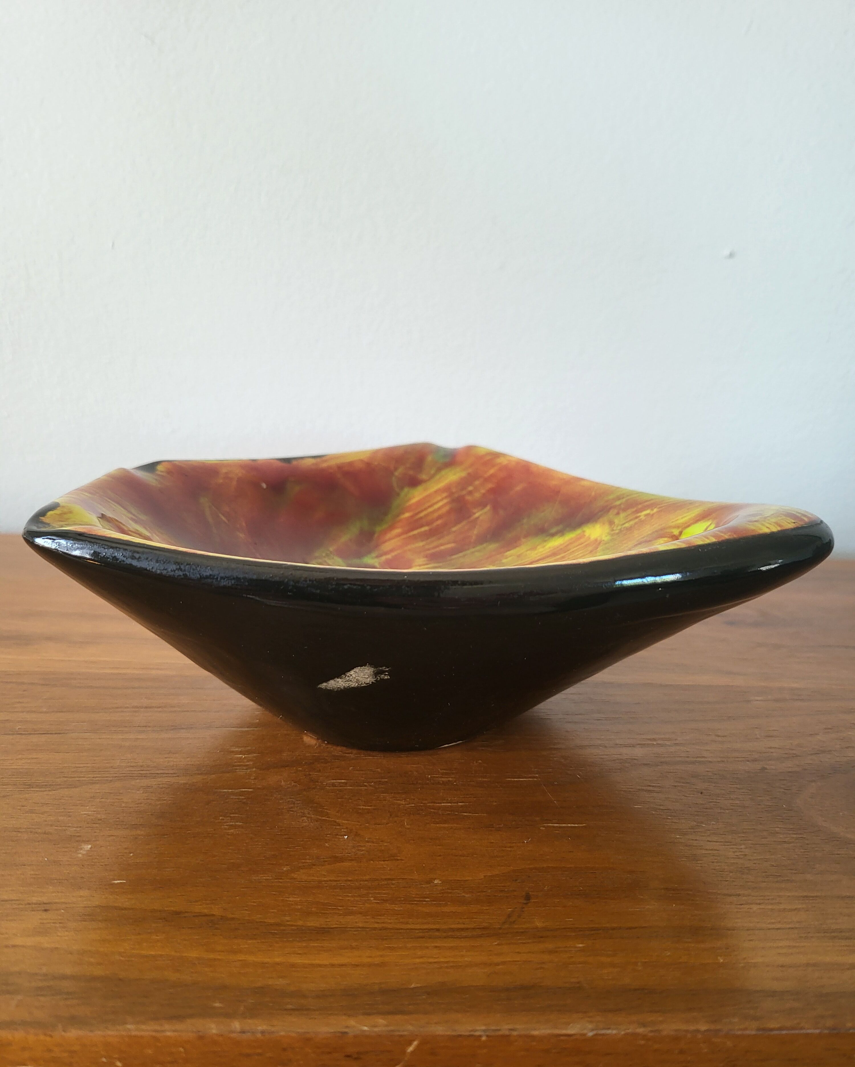 Vintage Ceramic Ashtray Pocket Tray
