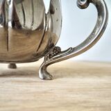 Triple silver plated candle holder