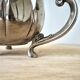 Triple silver plated candle holder