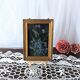 Petit cadre tableau bouquet de myosotis