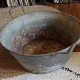 Zinc basin low garden