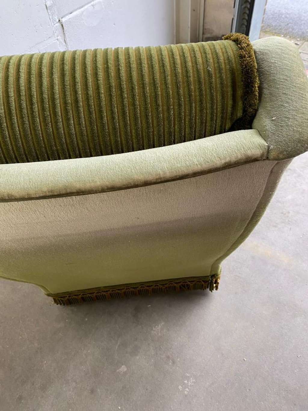 Vintage green single-seater / armchair / club chair