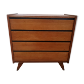 Chest of drawers vintage foot compass 1950