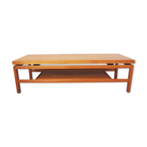Scandinavian light teak coffee table