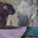 Roger Cortet (1910-1978) Still Life with White Sculpture Oil on Canvas Signed