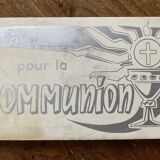 Small communion advertising sign - old, vintage