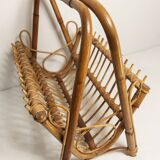 Bamboo magazine rack 1960
