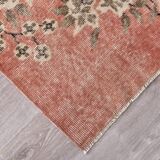 Pale Red & Beige Floral Vintage Rug  178x280Cm SK 240828