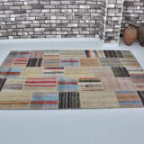 Vintage Anatolian Oushak Patchwork Rug sku 3040