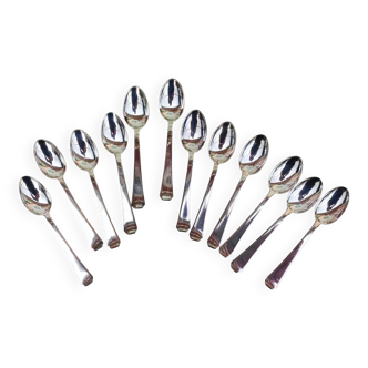 12 sterling silver wmf teaspoons