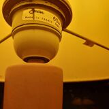 Large colorful ceramic lamp from the 80s, calbret lighting