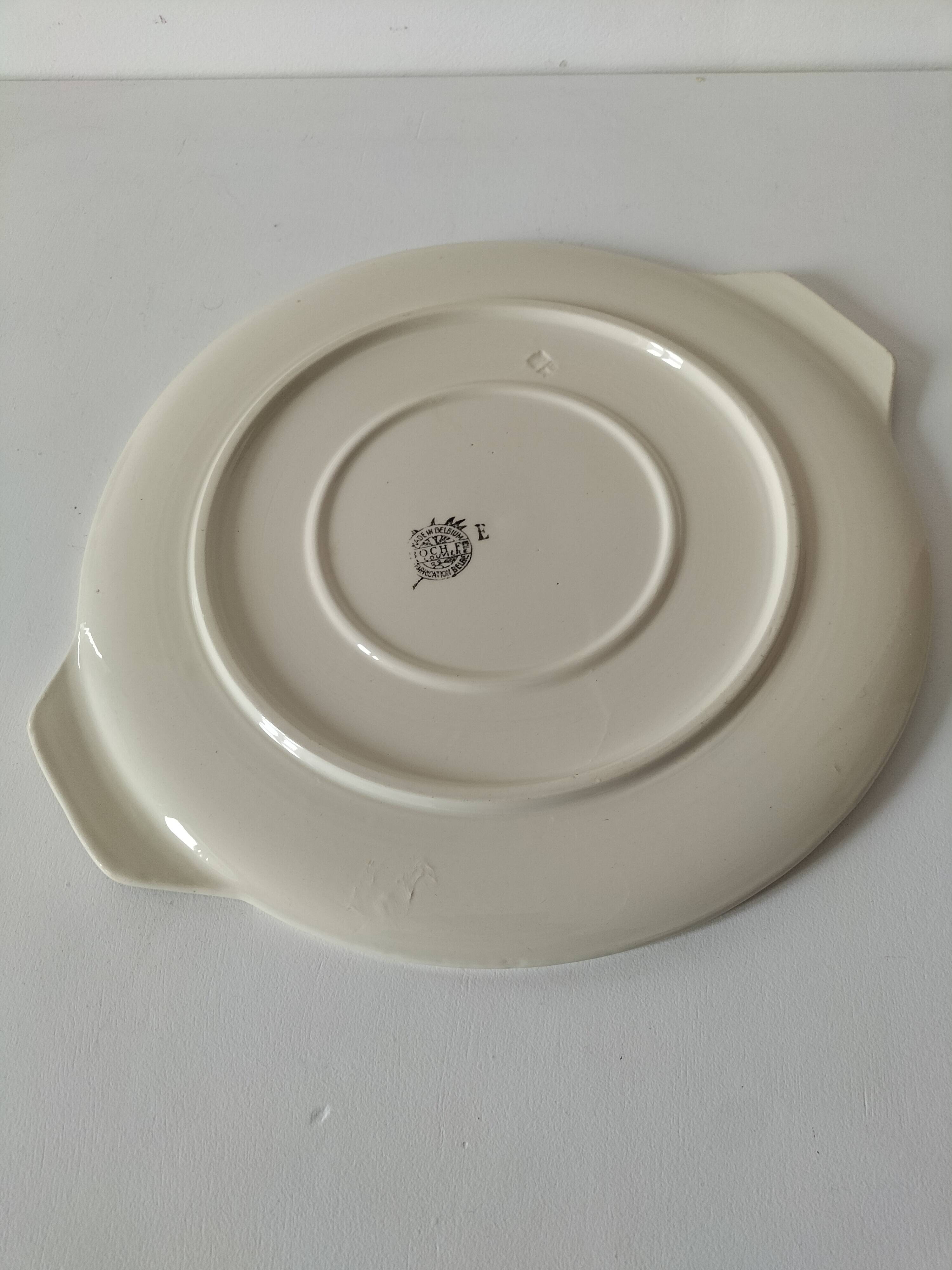 Boch La Louvière art deco dish
