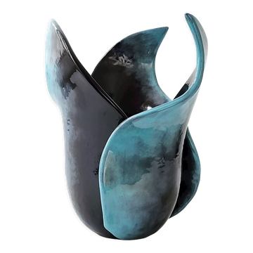 Vintage vase 1950 ceramic Jova