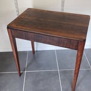 Table d’appoint, bureau 1 tiroir en placage de palissandre, 1950