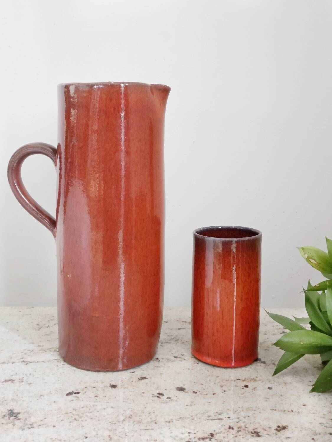 Ceramic orangeade service