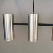 Very beautiful and rare Cylinder IV hanging lamp designed by Jo Hammerborg for Fog og Mørup in 1966.