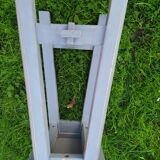 Industrial wooden stool