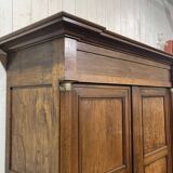 Empire wardrobe from the early 19th century in oak.