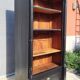 Monumental library with black two-tone oak.
