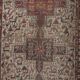 Vintage Turkish hallway rug 108x278 cm