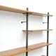 Swedish walnut shelving system by Pira, 1960s
