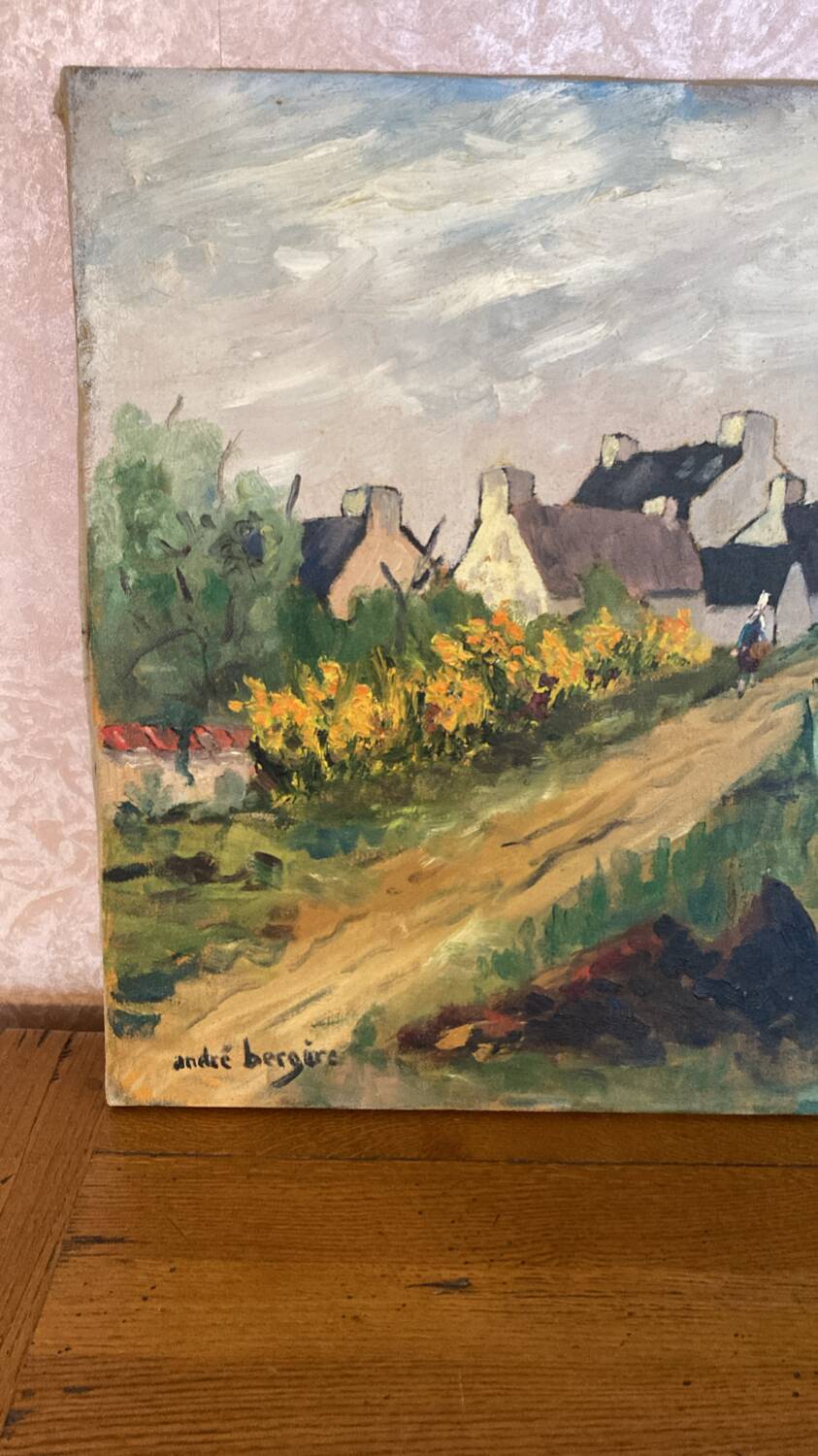 Huile sur toile Bretagne