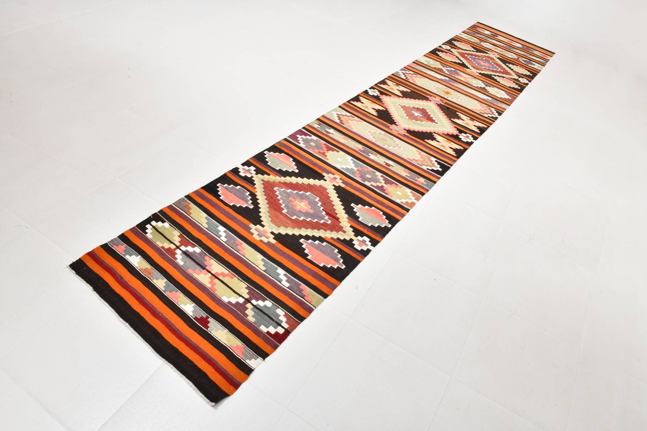 Tapis persan Kilim 3x13, 79x413Cm