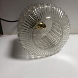 Suspension en verre et laiton