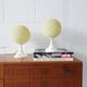 Bedside lamp set made of plastic granulate