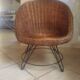 Fauteuil en rotin 1950/1960