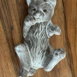 Cat sculpture. Sandstone. Actual size