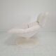 Restored Artifort F518 Lounge Chair by Geoffrey Harcourt in Bouclé Fabric
